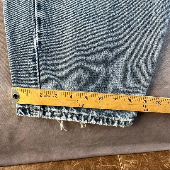 🔺SOLD🔺Vintage Levis 517 Mens Size 32 x 32 Bootcut Denim Jeans Pants Blue Worn - Picture 11 of 12